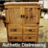 Custom Built Reclaimed Wood Hutches